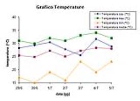 Grafico delle temperature